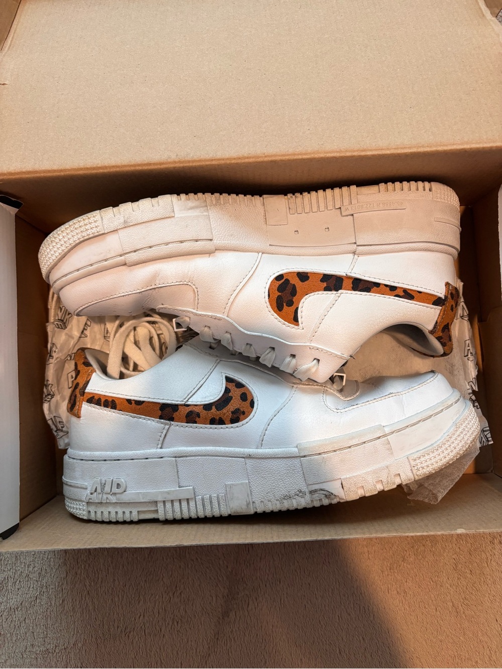 Nike Air Force 1 with Leopard Print